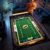 American Football Field Rug  Football Rug Sports Rug  Area Rug Gift Him  American Football Decor Minimalist Rug Kids Room Rug