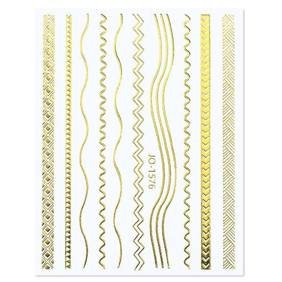 Наклейка для ногтей с нерегулярным узором, несколько стилей, сделай сам