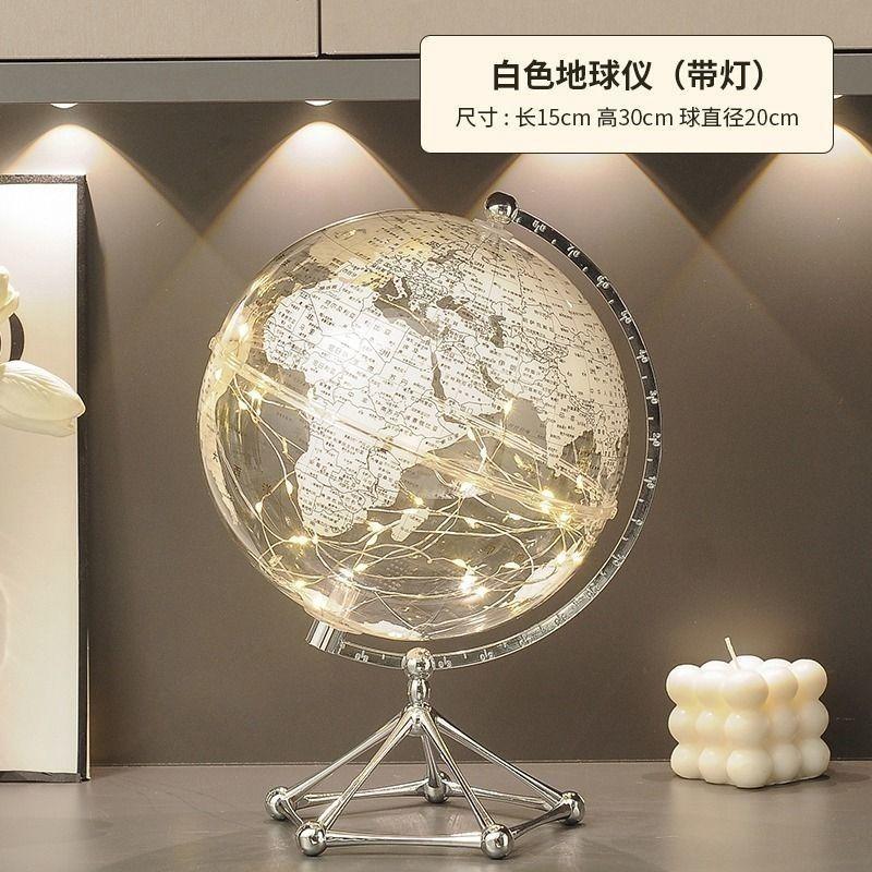 Прозрачный шар с лампой, светящийся орнамент, роскошная настольная лампа, украшение, подарок девушке на выпускной ученику средней школы