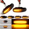 2x Dynamic Smoke Led Side Marker Light Turn Signal Lamp For Fiat Panda Punto Evo Stilo Qubo Peugeot Citroen Lancia Musa 350