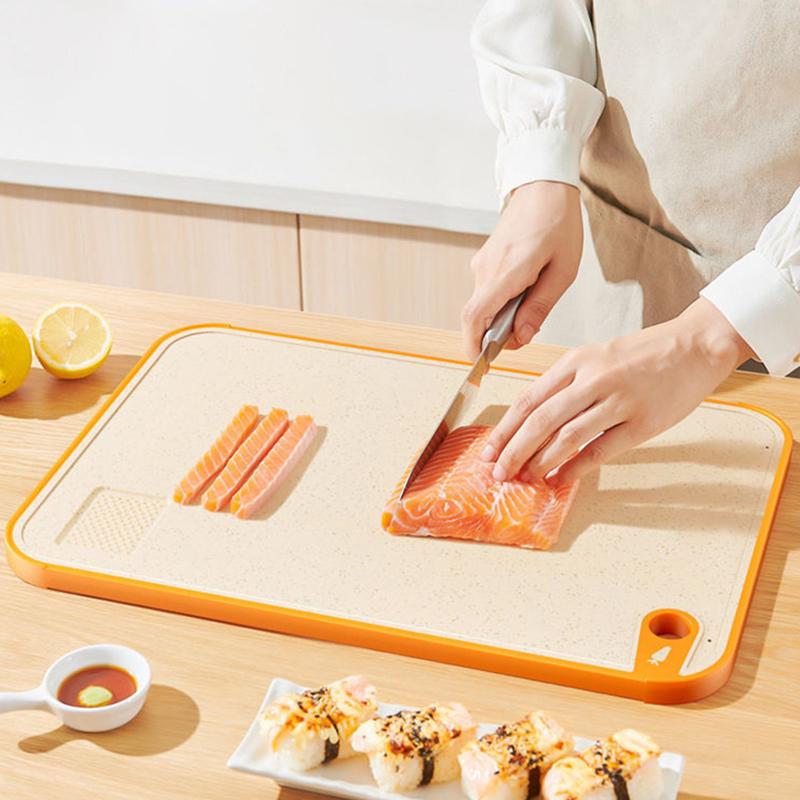 Овощная доска для домашнего использования, Антибактериальная и устойчивая к плесени резка, Кухонная пластиковая разделочная доска для нарезки фруктов