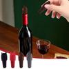 Silicone Wine Sealing Stopper With Handle, 2025 Reusable Sparkling Wine Stopper Soft Silicone Wine Stopper