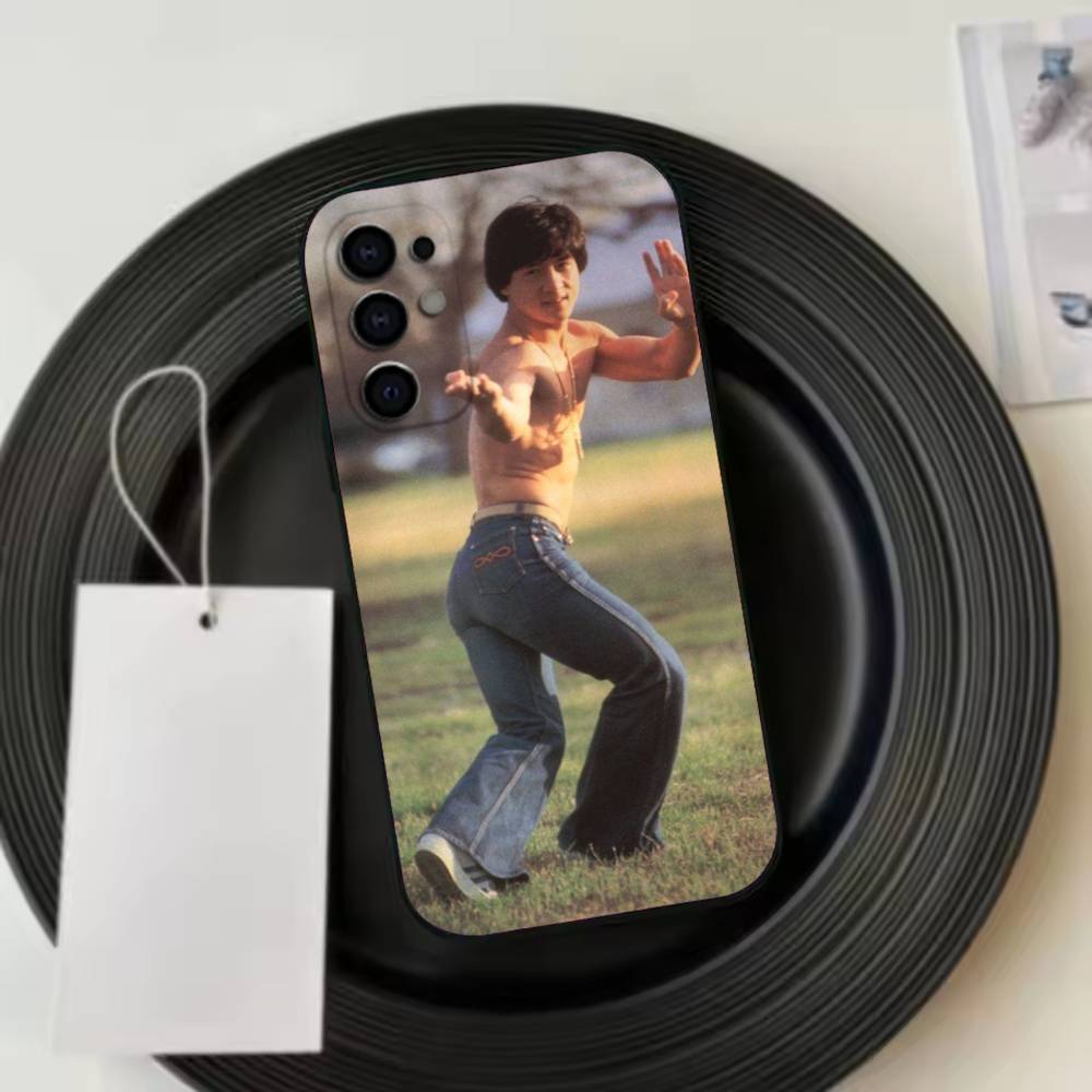 Kung Fu Star J-Jackie C-Chan Phone Case For Samsung S25,S24,S21,S22,S23,S30,Ultra,S20,Plus,Fe,Lite,Note,10,Black Cover