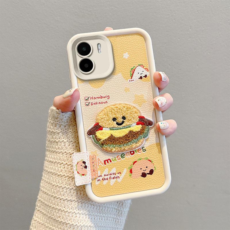 KEYSION Мультяшный милый плюшевый чехол с вышивкой для Redmi A2 A1 со шнурком, силиконовый противоударный чехол для телефона Xiaomi Redmi A1 A2