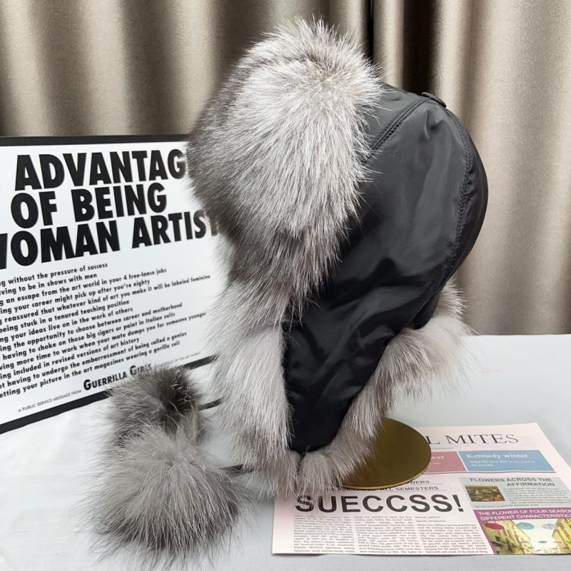 SOMALER Шапки с ушками из лисьего меха для женщин и девочек, шапка-ушанка-ловушка, красочная пушистая шапка из натурального меха, зимняя теплая шапка-бомбе