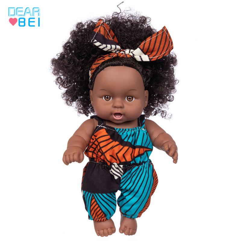 Cross-Border Tie-Dye Vinyl Baby Comfort Doll, 8-Inch Girl Reborn Toy