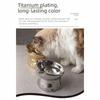 Anti-Spill Ceramic Cat Bowl Cat Shaped Cat Water Bowl Elevated Pet Food Feeder  Cat Drinking