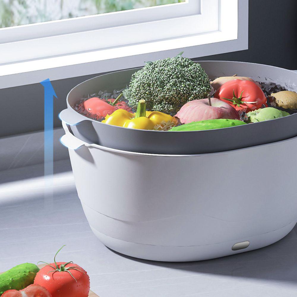 Shock-absorbing Electric Vegetable Washing Basket Vegetable Fruit Purifier  for Vegetable Fruits