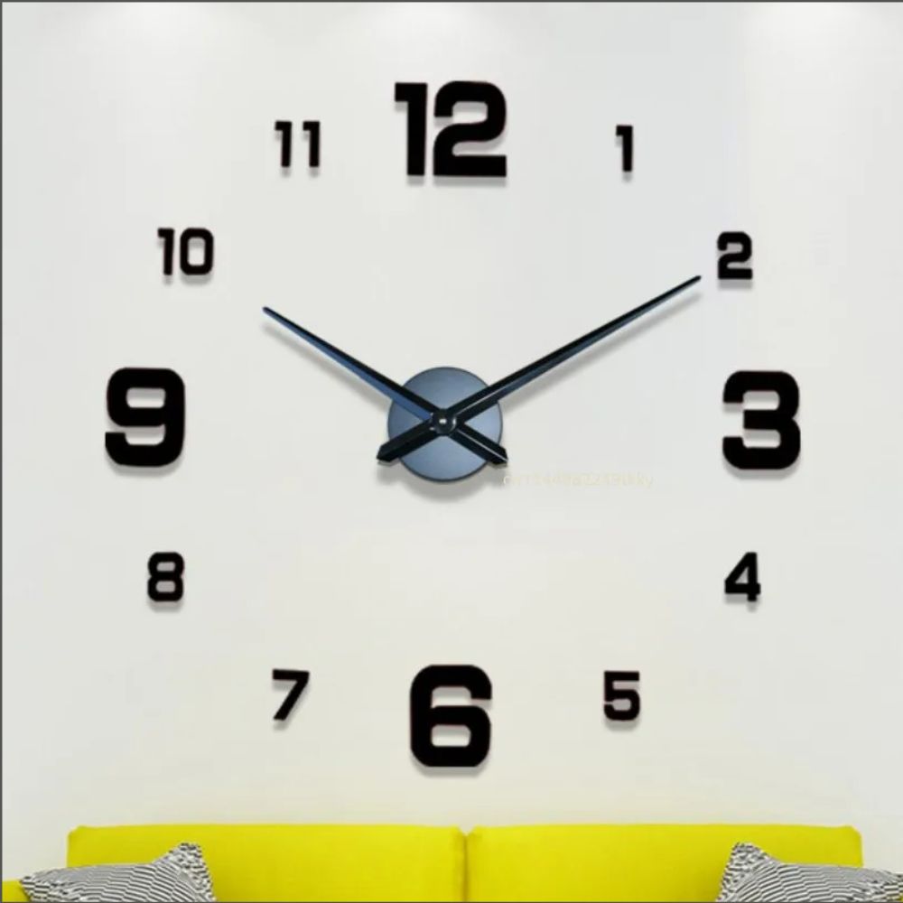 3D настенные часы торсионный механизм детали краткий ремонт замена домашнего декора часы диск