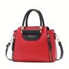 PU Leather Handbag for Women, Fashionable Small Square Tote Bag, Casual Versatile Shoulder & Crossbody Purse