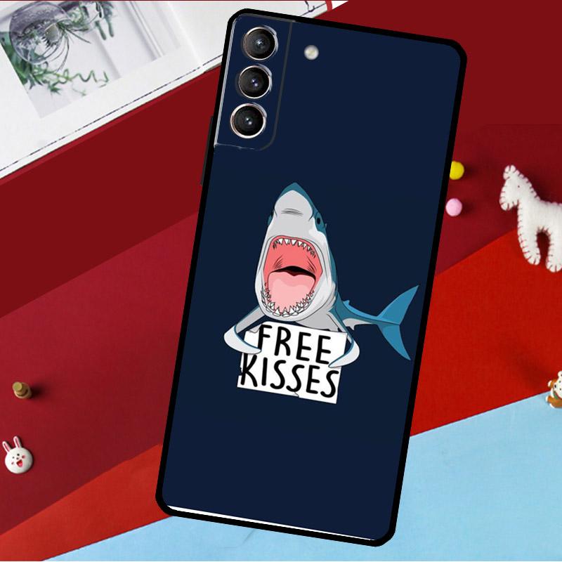 Ocean Shark Tooth Fish Funda For Samsung Galaxy S26 S25 S23 S22 S20 S24 Ultra S9 S10 Plus S21 FE S25 FE Phone Case
