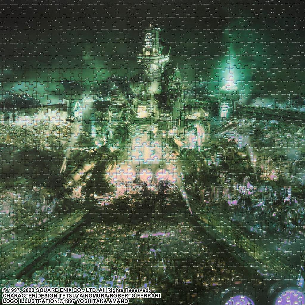 Final Fantasy VII Remake 1000 Piece Premium Jigsaw Puzzle Key Art Green<Midgar>