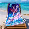 Huntrix Theme Beach Towel Super Soft Microfiber Quickdry Fabric Comfortable Lightweight