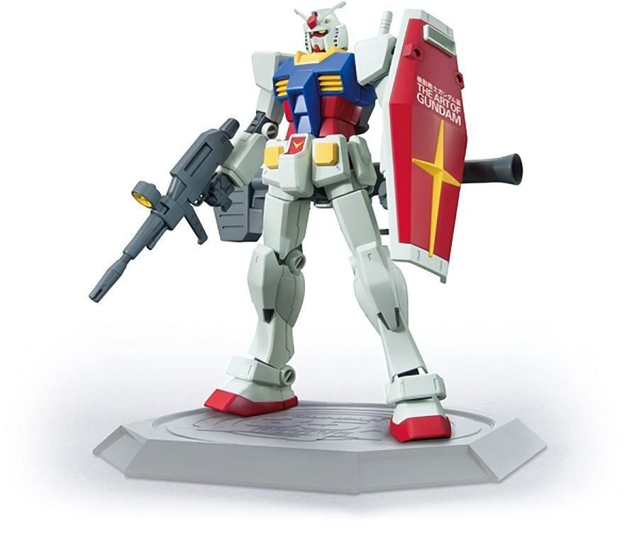 Bandai Эксклюзивный для Токио набор HGUC 1/144 RX-78-2 Gundam с выставки Mobile Suit Gundam, в оригинальной упаковке, с подставкой и наклейками