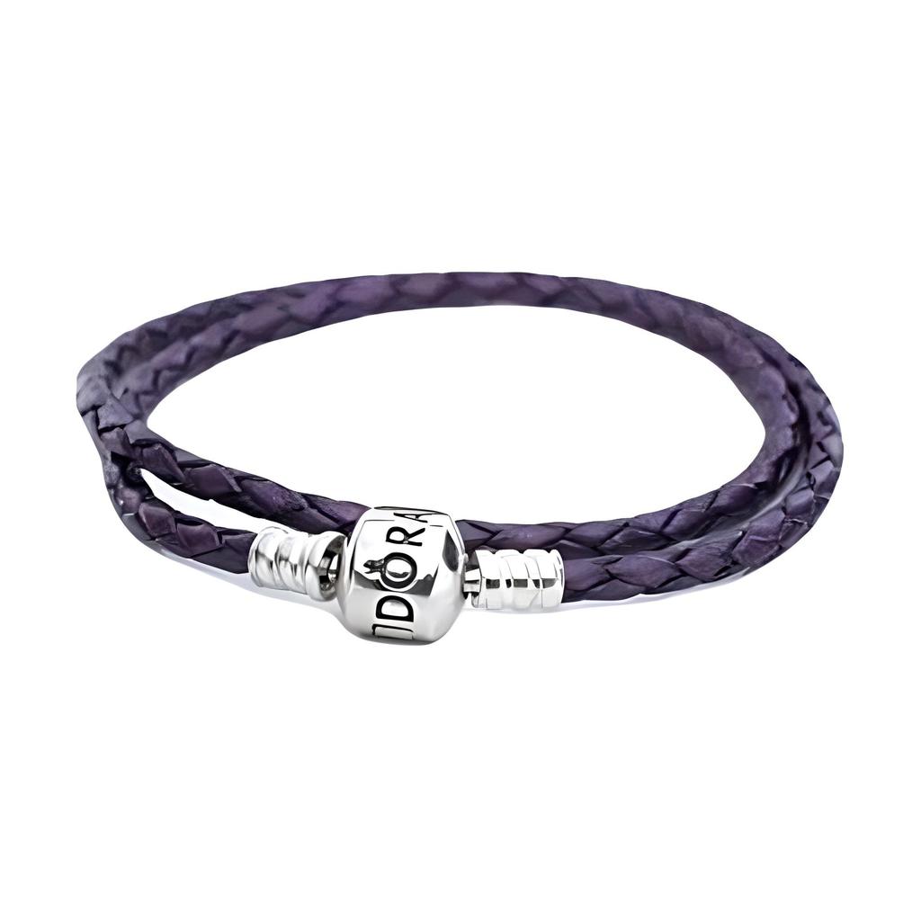 Pandora Браслеты из стерлингового серебра 925 пробы Женские Фиолетовые 590705CPE