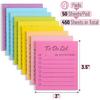 Mr. Pen- to Do List Sticky Notes, 3.5"x3", 9 Pads, 450 Sheets, Stylish Vertical to Do List Notepad, Lined Sticky Notes