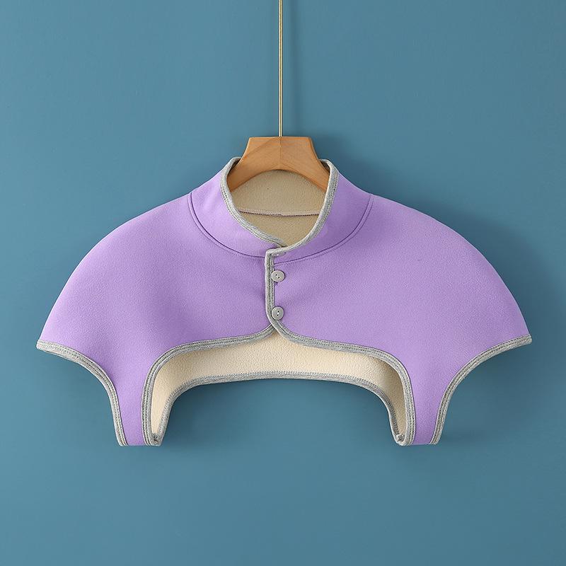 German Velvet Warm Shoulder & Cervical Vertebra Shawl for Women – Ideal for Autumn & Winter, Comfort for Middle-Aged & Elderly.