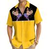 Летняя мода Мужские повседневные рубашки с коротким рукавом Мужские рубашки с принтом в ковбойском стиле Хип-хоп-тренд Большие мужские футболки