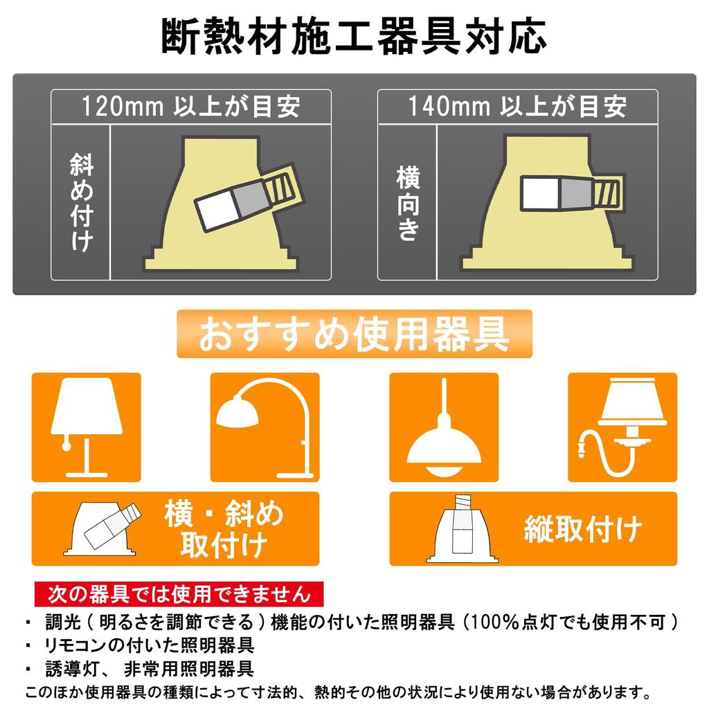 ORALUCE T-Shaped LED Bulbs, E26 Base, 40W Equivalent, Warm White, 3000K, 5W, 500LM, Omnidirectional, Non-Dimmable, Compatible with Insulated