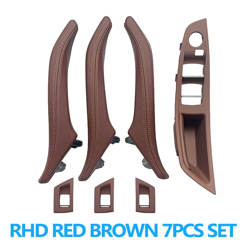 Комплект кожаных ручек для подлокотника со стороны водителя и пассажирской двери для BMW 5 серии F10 520 523 525 528 530