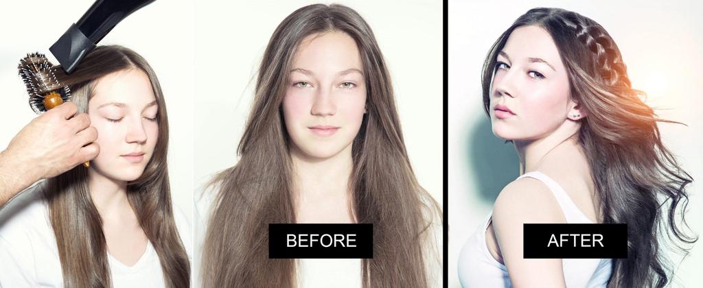 Round Boar Bristle Hair Brush 9027