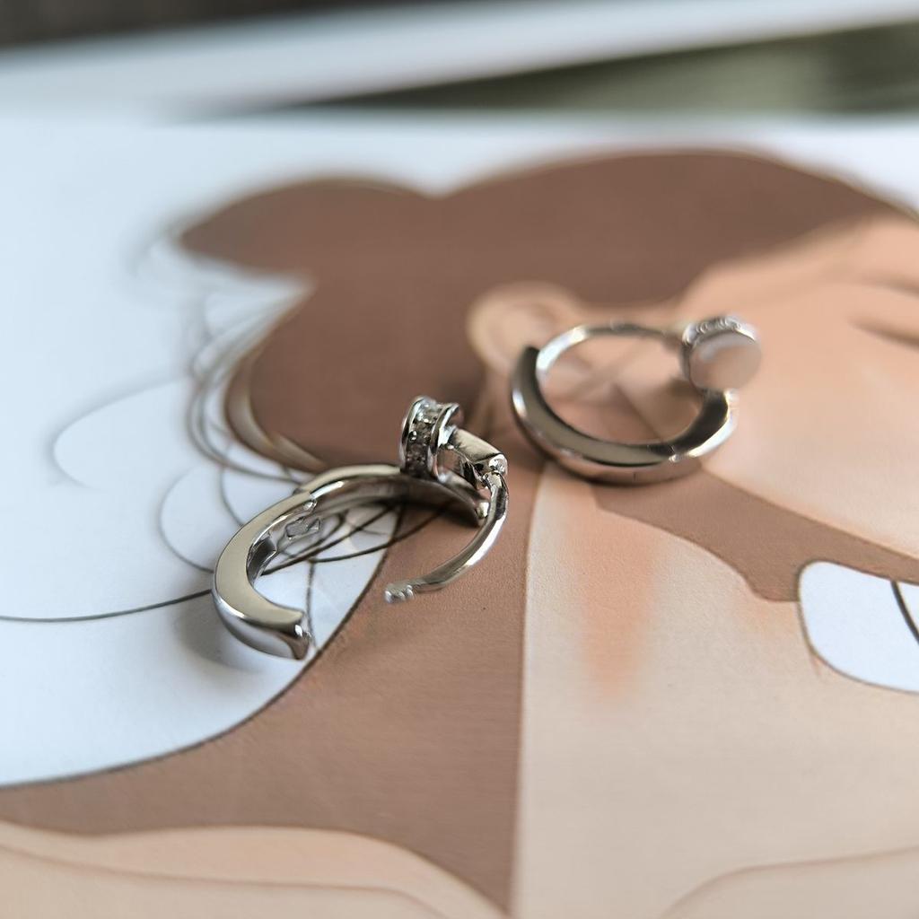 Серебряные серьги с фианитами (2193463)