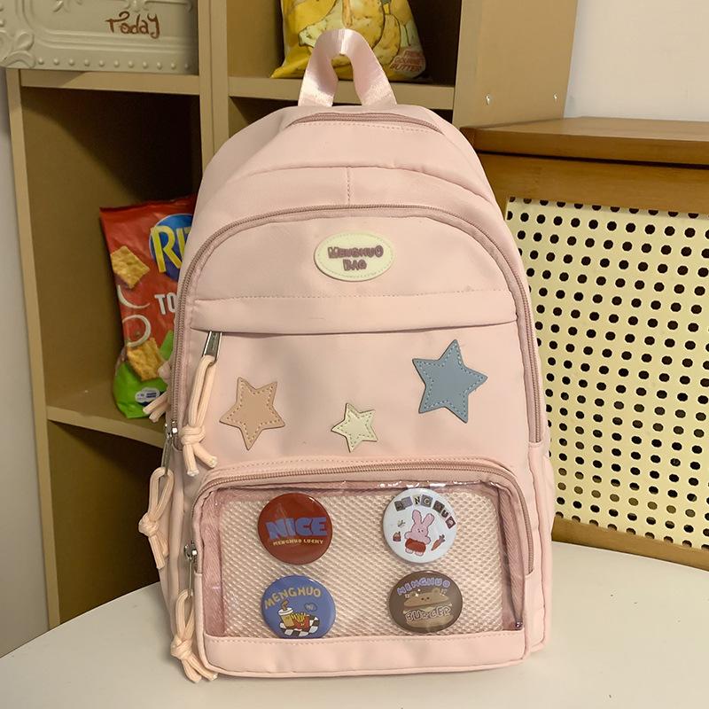 Schoolbag Children  Elementary School Students Girls  Junior High School Students  Star Backpacks  College Students  Backpacks