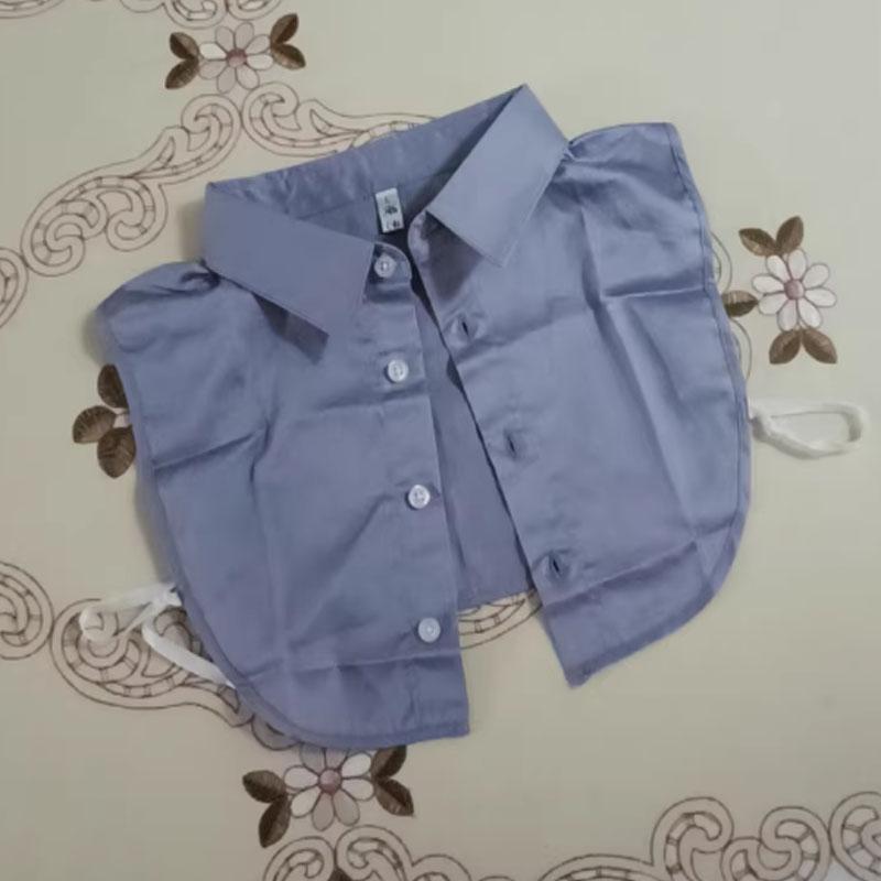 M-2XL White Fake Collar for Women Shirt Sweater Detachable Collar False Collar Lapel Blouse Tops Faux Col Neckwear Nep Kraagje