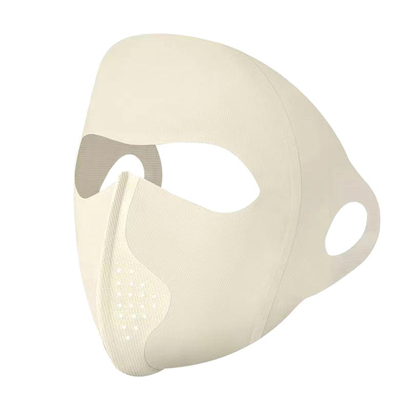 1 шт. солнцезащитная маска Traceless Women съемная Facekini Ice Silk Anti-Ultravial Summer Дышащая тонкая крышка для всего лица