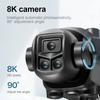 New V98 Drone 8K Aerial HD Profesional Dual-camera Helicopter Optical Flow GPS Positioning Avoidance Bushless Motor Drone