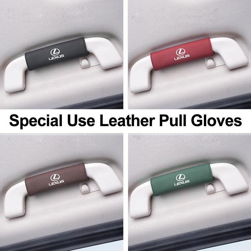 Car Interior Handle Protection Cover Roof Pull Gloves For Lexus RX400h NX ES300h IS200 RX350 UX250h GX460 GX RX450h IS250 IS300h MW2