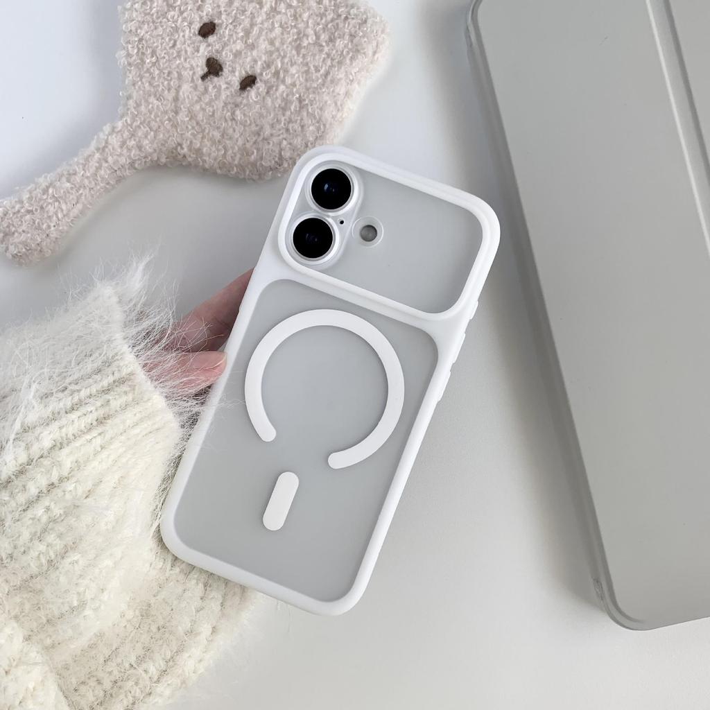 Магнитный матовый съемный чехол-кейс для линз для iPhone 17 Pro Max, с ощущением кожи, подходит для моделей Apple 16-15