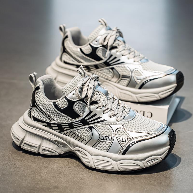 Новая мода мужская обувь Four Seasons удобная обувь для студентов и мальчиков трендовые мягкие подошвы дышащие повседневные кроссовки для бега