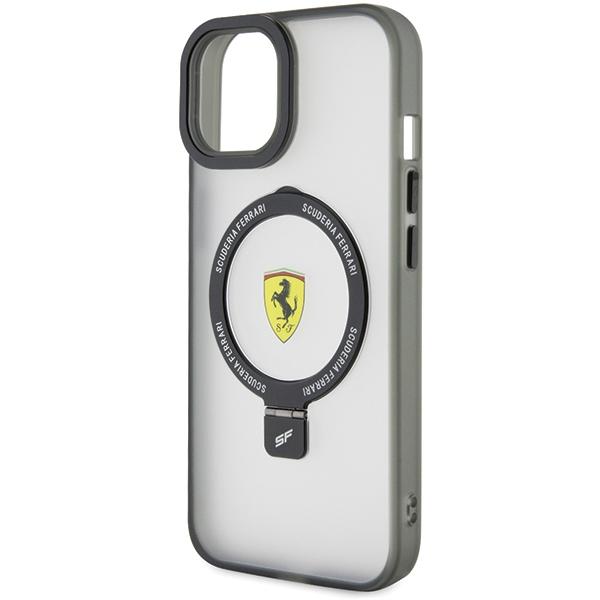 Ferrari Fehmp15Muscah Iphone 15 Plus / 14 Plus 6.7 Transparent Hardcase Ring Stand 2023 Collection Magsafe