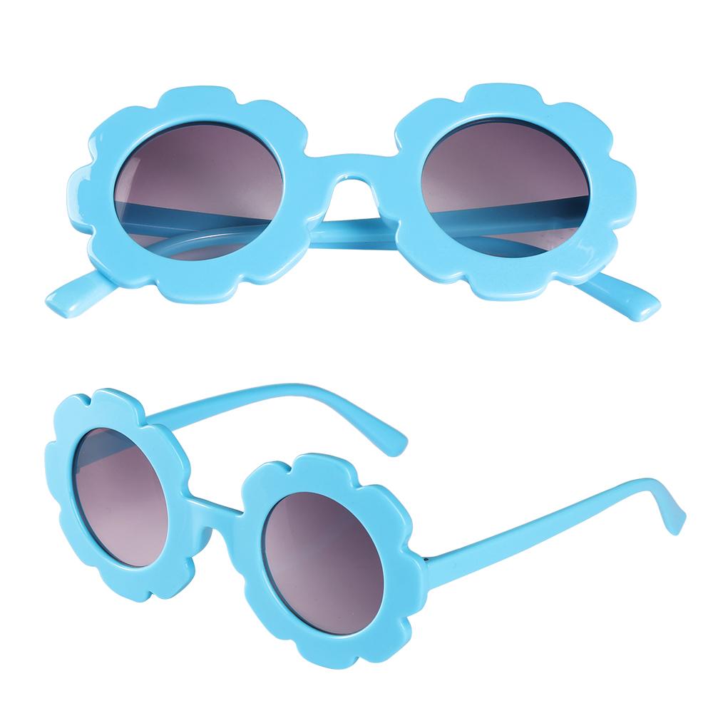 1 шт. Милые модные уличные трендовые очки детские солнцезащитные очки в форме цветка винтажные