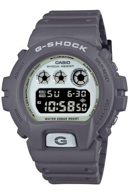 Мужские часы Casio Серия HIDDEN GLOW Серый DW-6900HD-8JF,