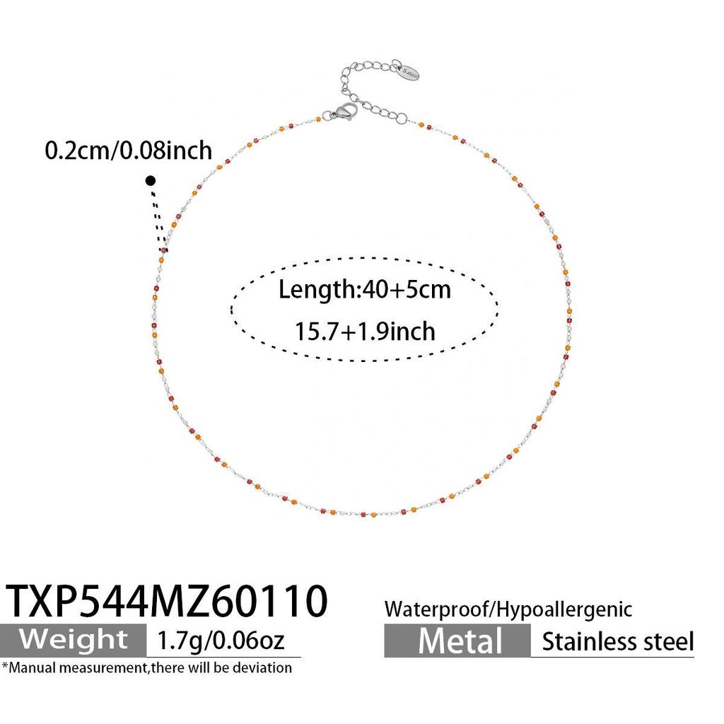 Набор из ожерелья и браслета с цветами из циркония, покрытый 18-каратным золотом, на основе нержавеющей стали, с бусинами из натуральных камней - Украшения в стиле легкой роскоши.