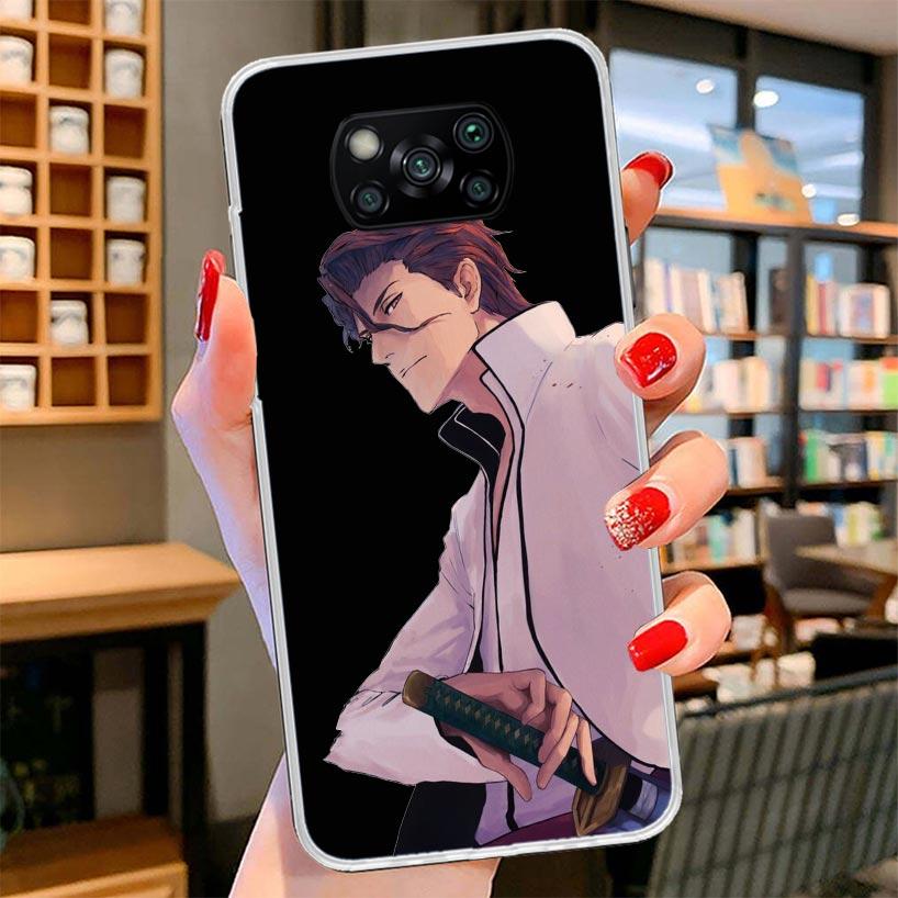 Bleach Aizen Sousuke Cover Phone Case For Xiaomi Poco F7 Ultra X7 X6 X5 Pro M7 Redmi 15C 15 13C 13 12C 12 10C 10 9A 9C 9T 9 Shel