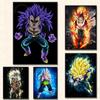 Плакаты и картины, комиксы Сон Гоку Какарот, картинки, друзья, подарки, украшения для детской спальни, печать высокого разрешения