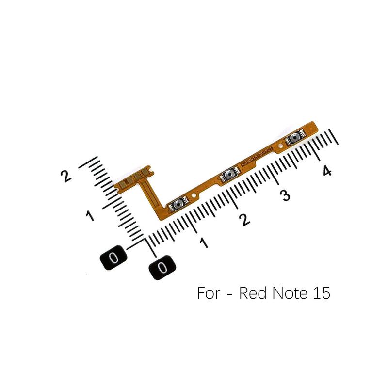 Для Redmi Note 13 14 15 13Pro 14Pro 14Pro+ 15Pro Шлейф кнопки питания и регулировки громкости Вкл/Выкл