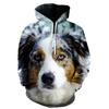 Spring Autumn Fashion Men's Sweatshirt 3D Dog Printed Loose Mens Hoodies Streetwear Pullovers Harajuku Men Casual Clothing Tops