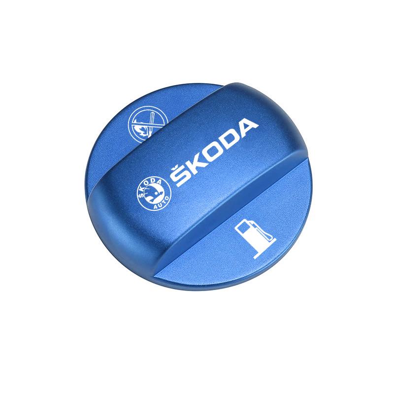 VMAD6 Car Fuel Filler Door Cover Fuel Tank Gas Caps Accessories For Skoda Octavia Kodiaq Enyaq iV Kamiq Scala Superb Fabia Rapid Karoq