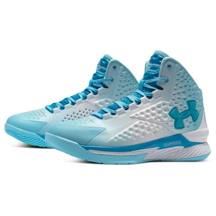 Under Armour Баскетбольные кроссовки Curry 1 Capri Небесно-голубые 3024397-400