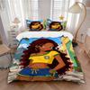 3pcs Brazilian Beach Vibes Bedding Set, Includes One Quilt Cover and Two Pillowcases, Bedroom and Guest Room Decoration. T72301196