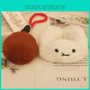Cute Cha Siu Bao Plush Toy With Water Crystal Soft Material For Backpack Accessories And Gifts