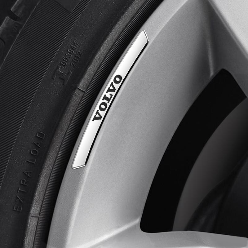 4 шт. Наклейка на обод колеса автомобиля, эмблема, значок для Volvo Rdesign XC60 XC40 V60 V40 EX30 XC90 S60 C30 V50 S90, автомобильные аксессуары