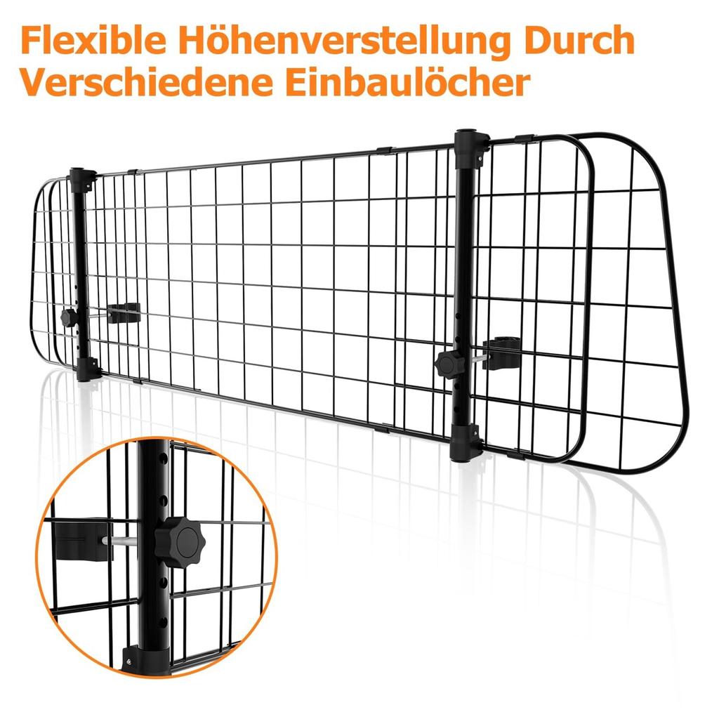 Автомобильная охрана для собак 12 дюймов, Автомобильная защитная решетка с регулируемой шириной, Перегородка багажника для собак, Защитная решетка для собак с ремнем безопасности, Автомобильная сетка для собак, Автомобильная охрана