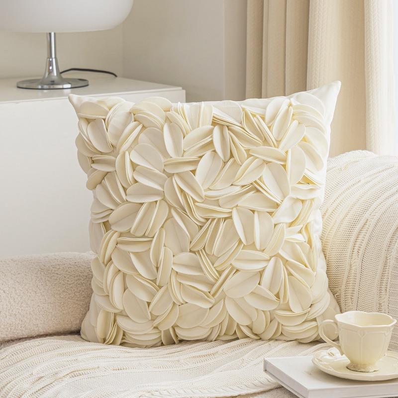 45x45 см / 30x50 см Белый 3D Цветок Наволочка для Подушки-Пледа Подсолнух Наволочка Декоративная для Дивана, Офиса, Подушки под Спину/Пояс