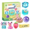 Подарочная коробка с медленными игрушками - Мягкие милые игрушки-антистресс для взрослых и детей (зеленый)