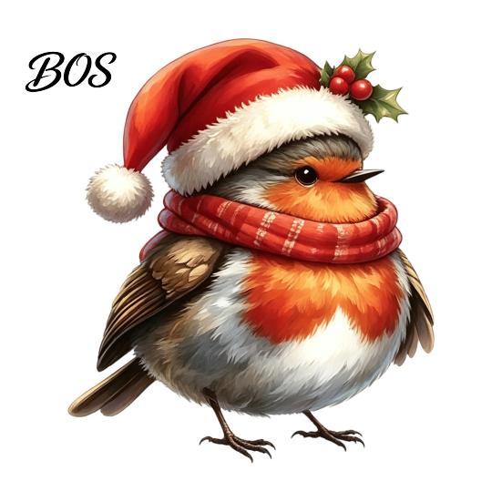 Holiday Glass Decals Christmas Bird Static Window Stickers, Cute Decorative Clings, PVC Waterproof Stickers for Festive Art Home Windows And